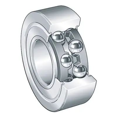 Zlevněný 3807-2Z - kuličkové ložisko dvouřadé s kosoúhlým stykem oboustranně kryté plechem